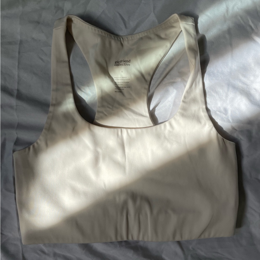 Girlfriend Collective Ivory Paloma Bra Size S